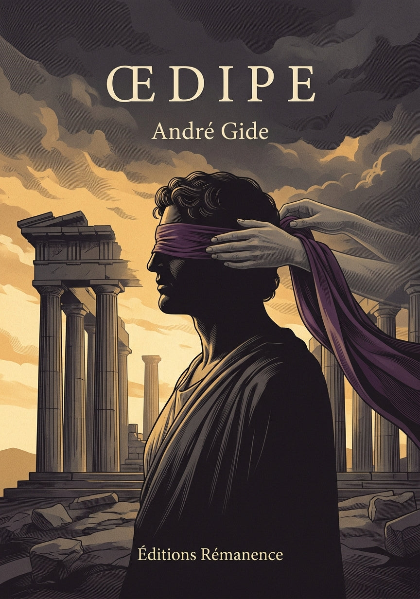 Livre Œdipe par André Gide - Couverture - Editions Remanence