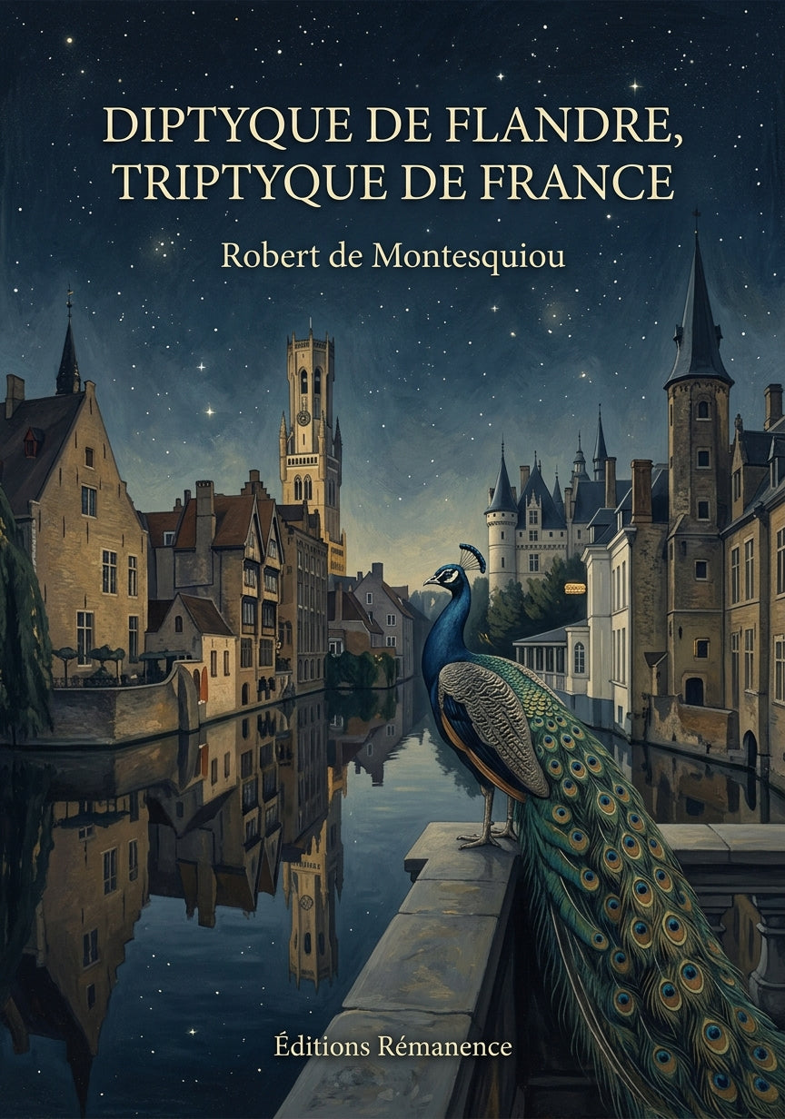 Livre Diptyque de Flandre, triptyque de France par Robert de Montesquiou - Couverture - Editions Remanence