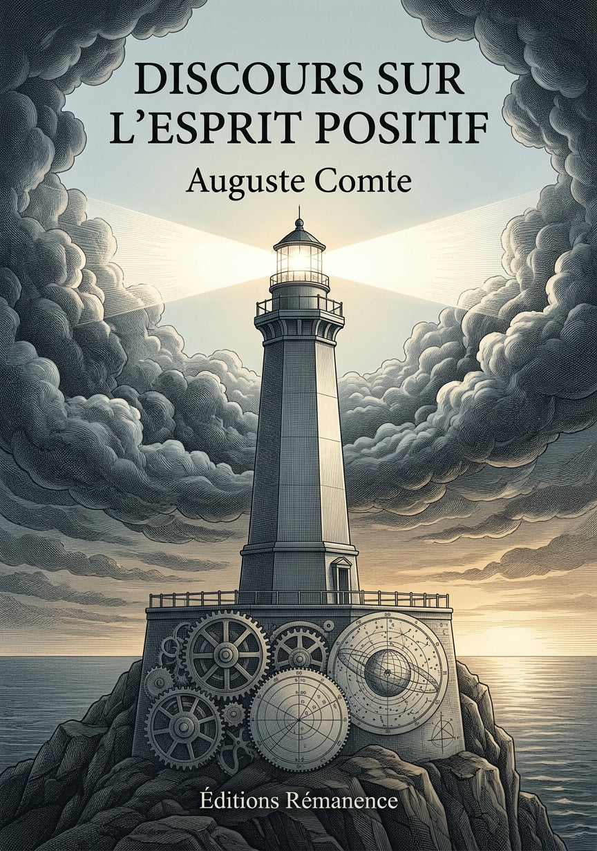 Livre Discours sur l’esprit positif par Auguste Comte - Couverture - Editions Remanence