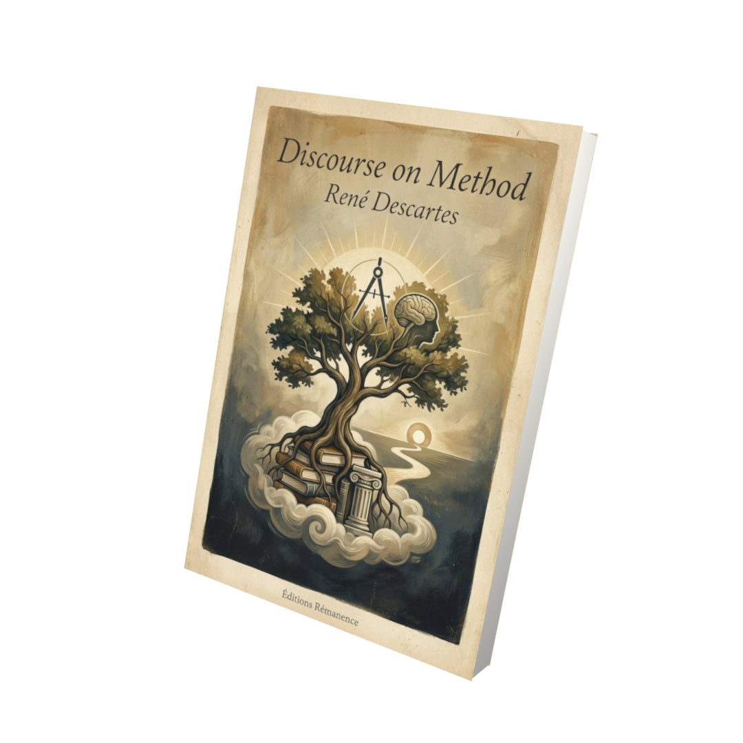 Livre Discourse on Method – René Descartes - Vue 3D - Editions Remanence