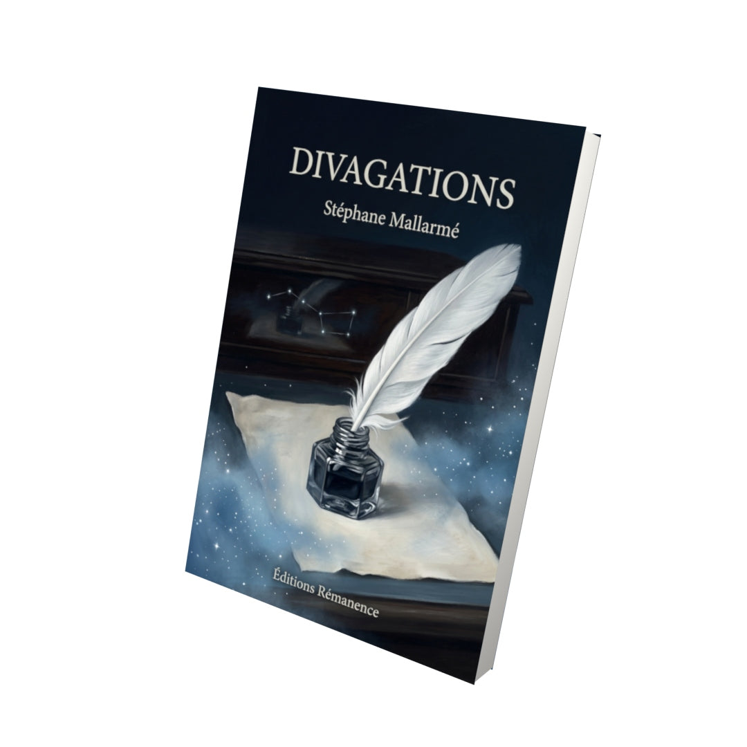 Livre Divagations par Stéphane Mallarmé - Vue 3D - Editions Remanence