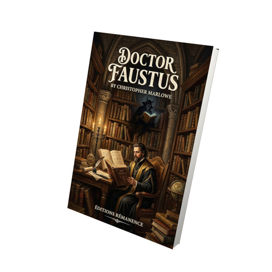 Livre Doctor Faustus – Christopher Marlowe - Vue 3D - Editions Remanence