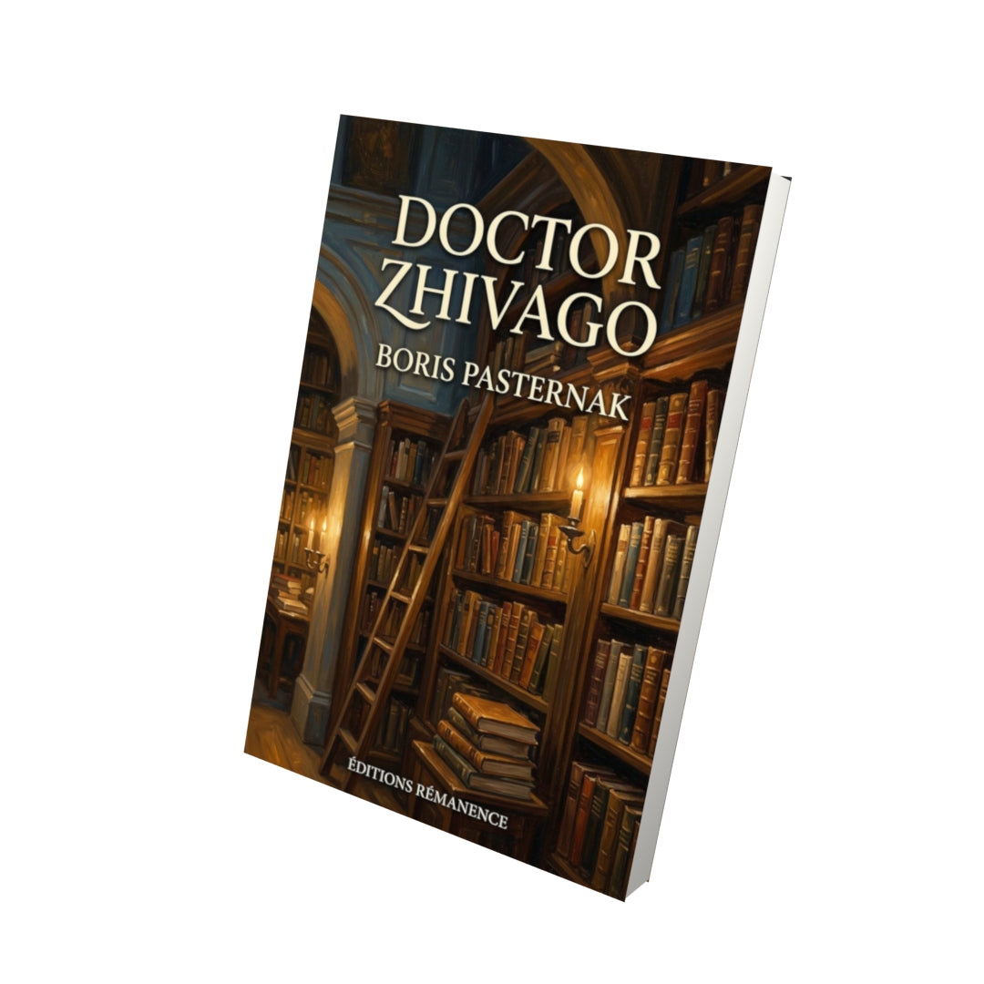 Livre Doctor Zhivago – Boris Pasternak - Vue 3D - Editions Remanence