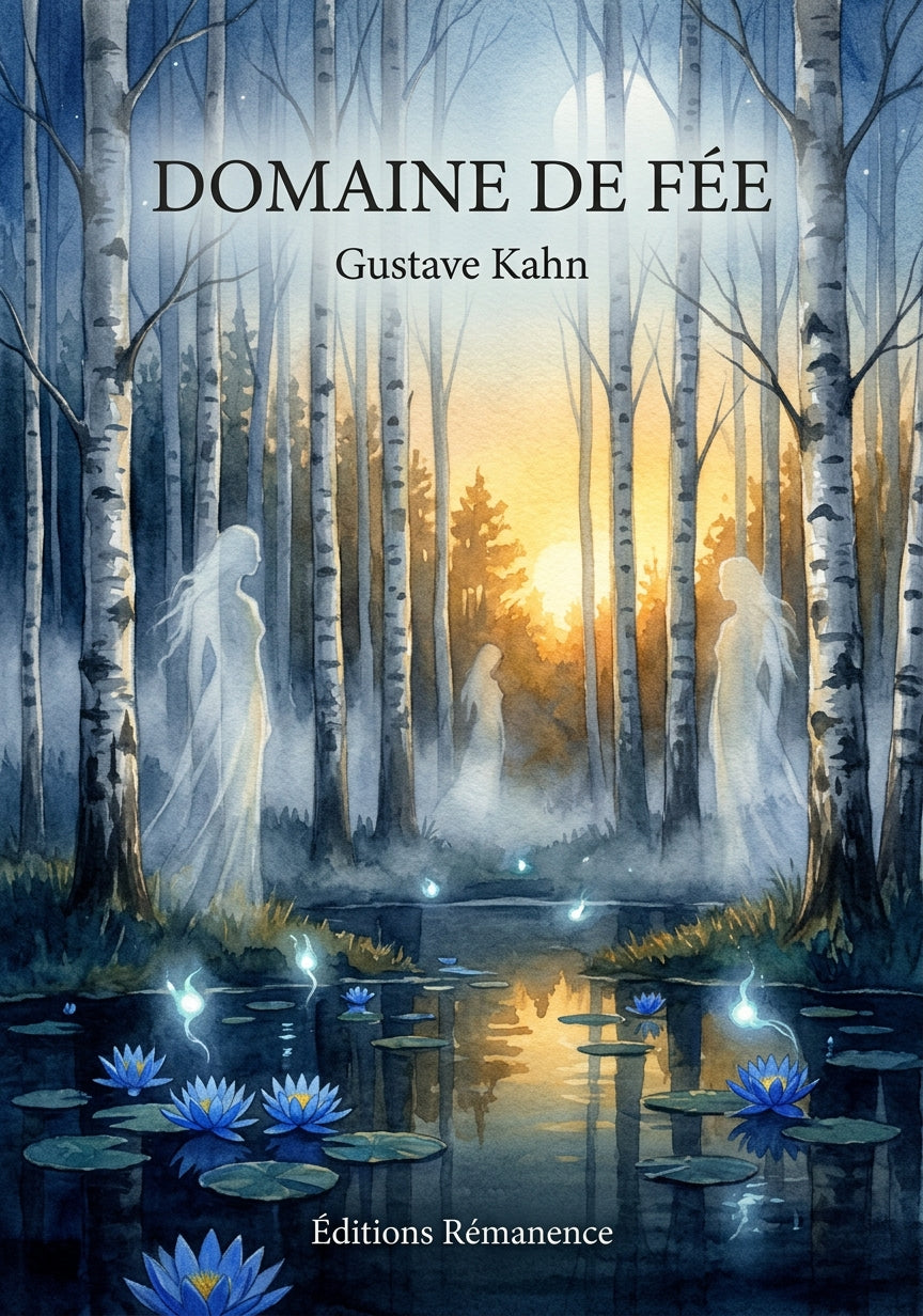 Livre Domaine de fée par Gustave Kahn - Couverture - Editions Remanence