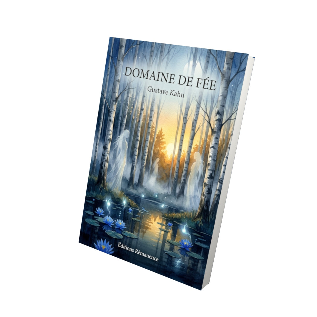 Livre Domaine de fée par Gustave Kahn - Vue 3D - Editions Remanence