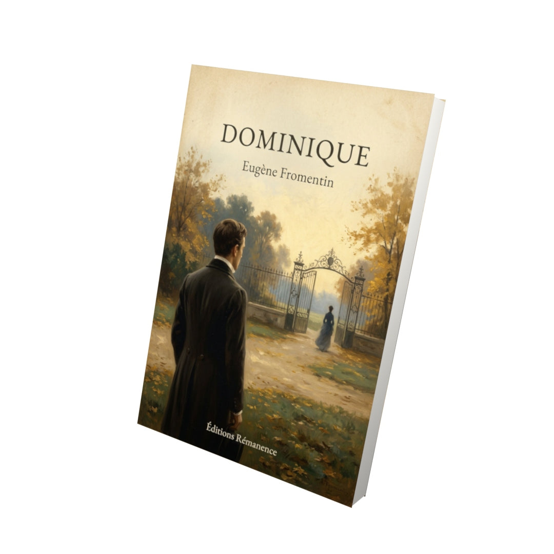 Livre Dominique - Eugène Fromentin - Vue 3D - Editions Remanence