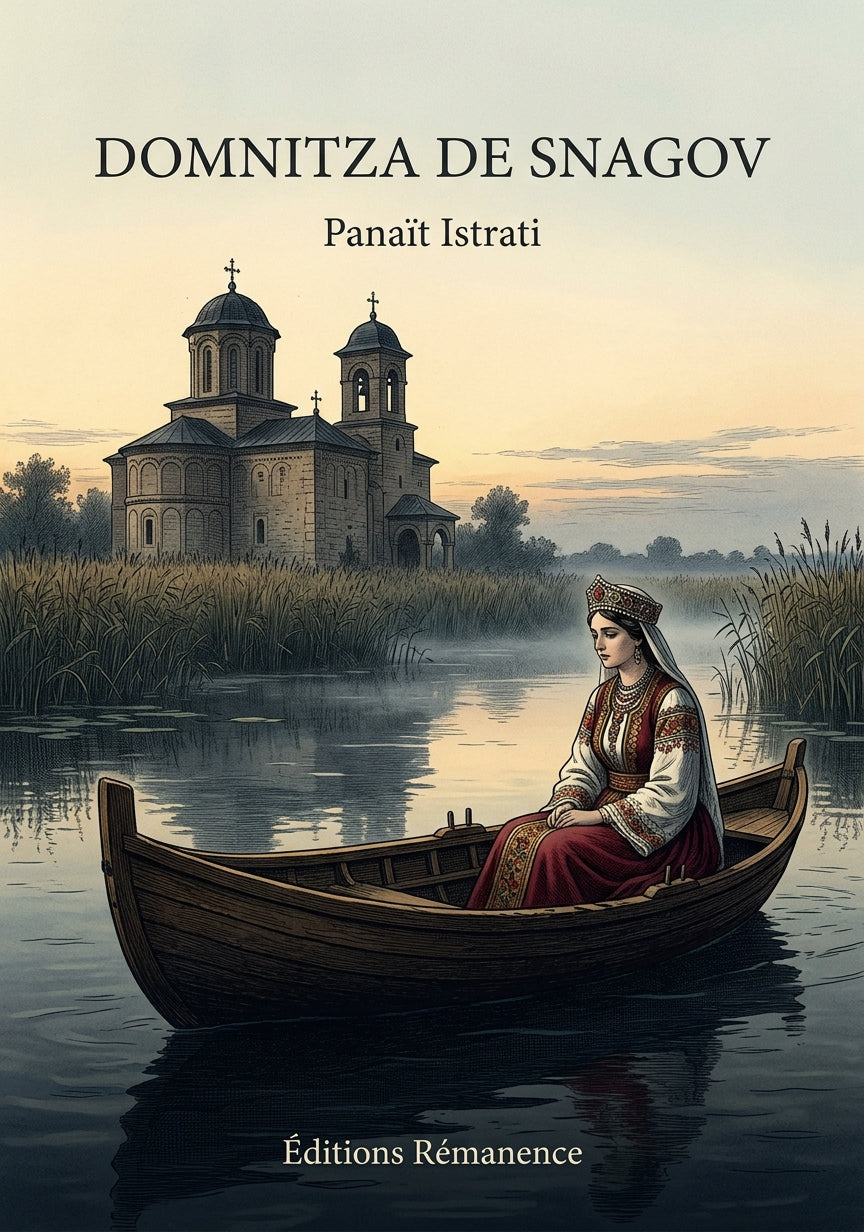 Livre Domnitza de Snagov par Panaït Istrati - Couverture - Editions Remanence