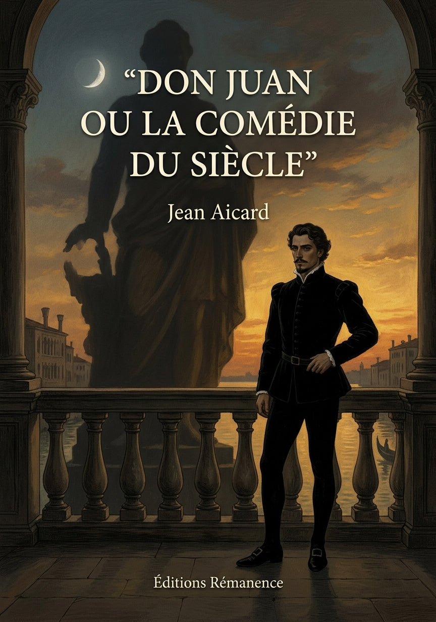 Livre Don Juan ou la Comédie du siècle par Jean Aicard - Couverture - Editions Remanence
