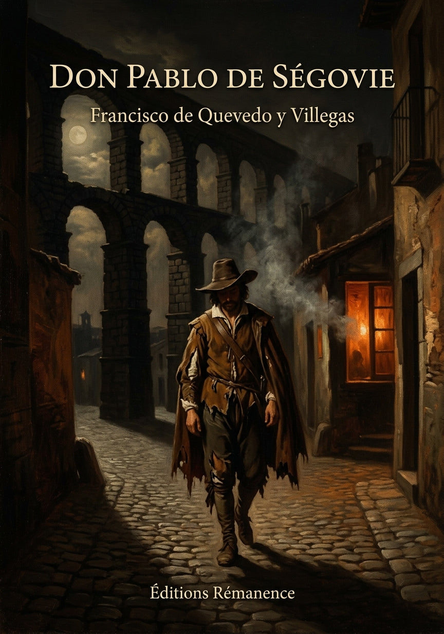 Livre Don Pablo de Ségovie par Francisco de Quevedo y Villegas - Couverture - Editions Remanence