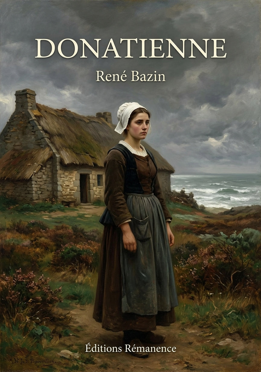 Livre Donatienne par René Bazin - Couverture - Editions Remanence