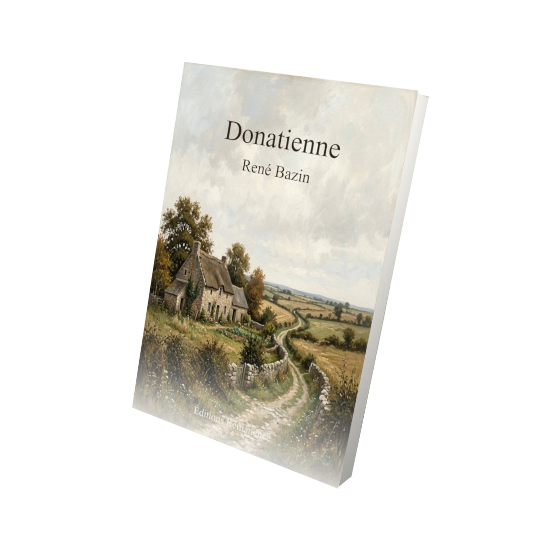 Livre Donatienne – René Bazin - Vue 3D - Editions Remanence