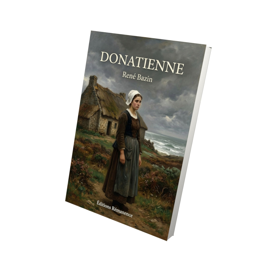 Livre Donatienne par René Bazin - Vue 3D - Editions Remanence