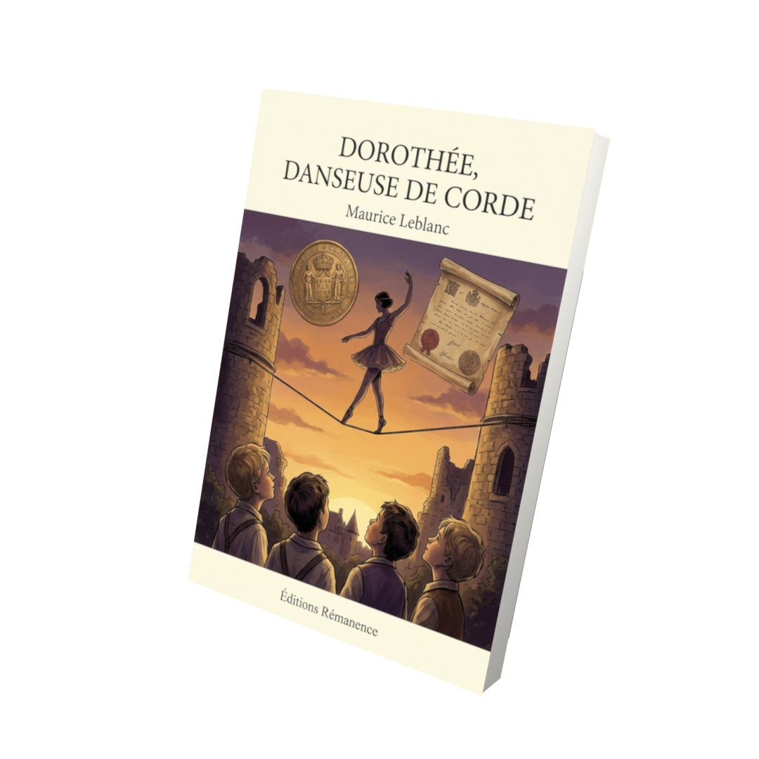 Livre Dorothée, danseuse de corde par Maurice Leblanc - Vue 3D - Editions Remanence