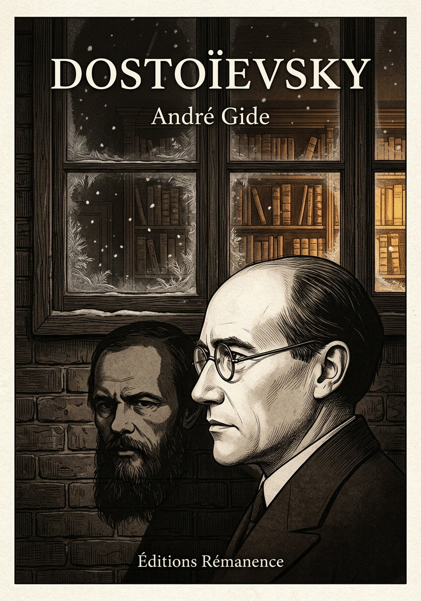 Livre Dostoïevsky par André Gide - Couverture - Editions Remanence