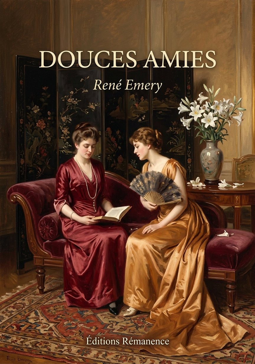 Livre Douces amies par René Emery - Couverture - Editions Remanence