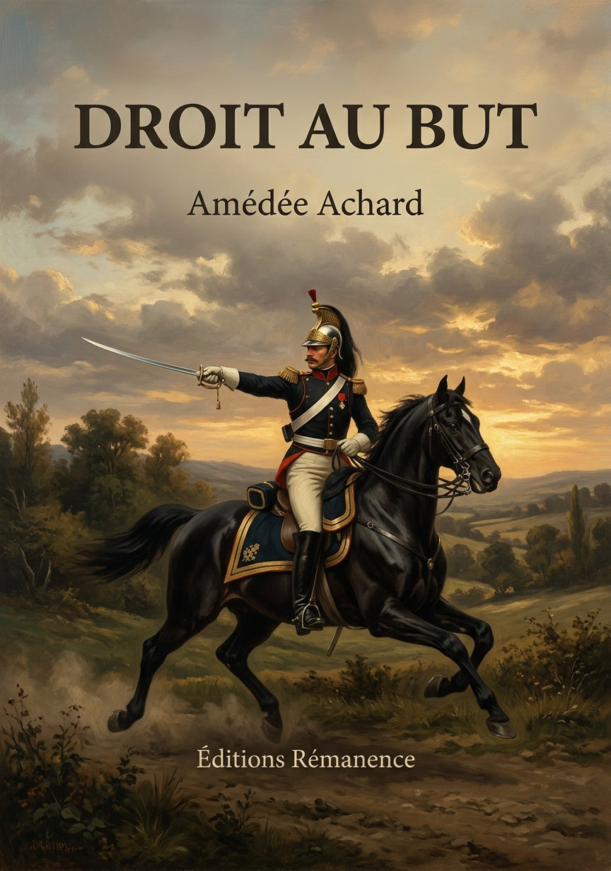Livre Droit au but par Amédée Achard - Couverture - Editions Remanence