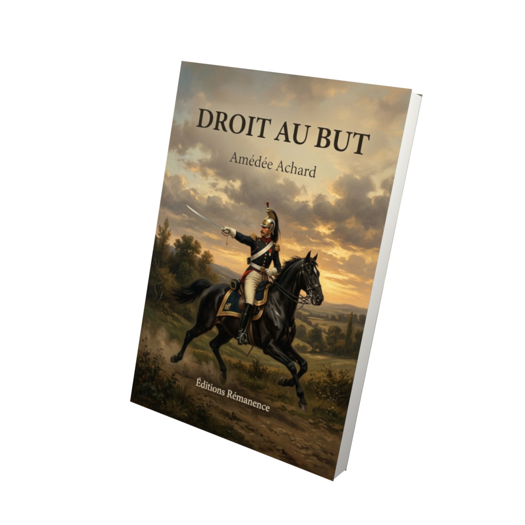 Livre Droit au but par Amédée Achard - Vue 3D - Editions Remanence