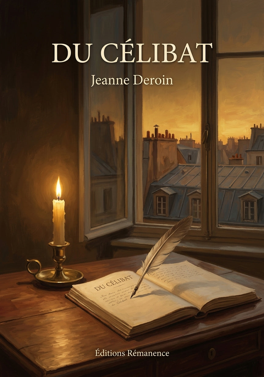 Livre Du célibat par Jeanne Deroin - Couverture - Editions Remanence