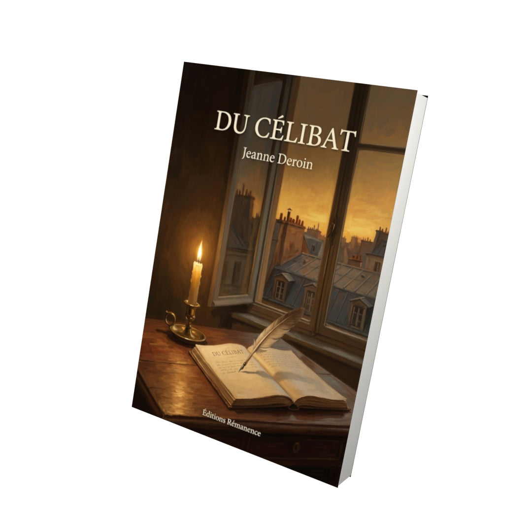 Livre Du célibat par Jeanne Deroin - Vue 3D - Editions Remanence