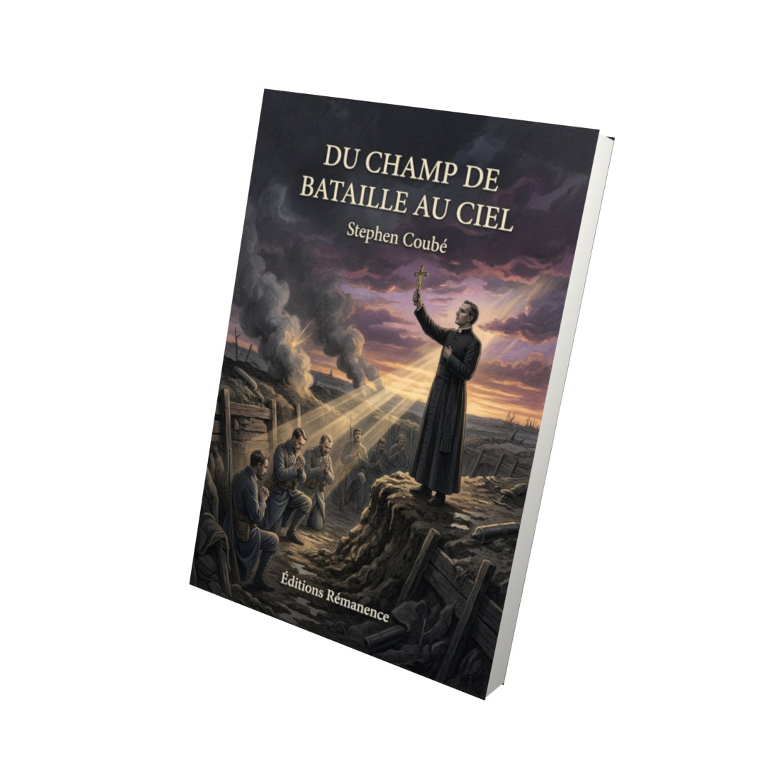 Livre Du champ de bataille au ciel - Stephen Coubé - Vue 3D - Editions Remanence