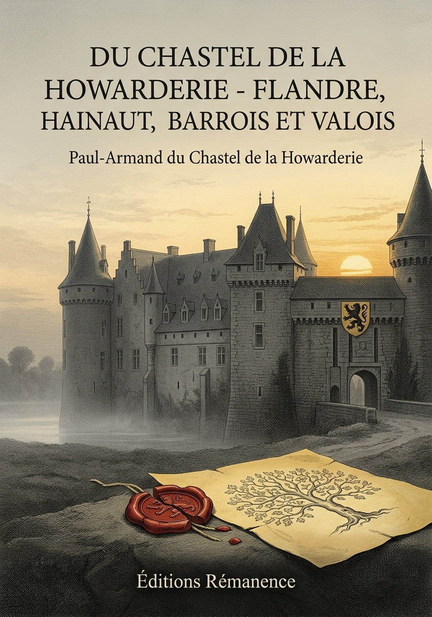 Livre Du Chastel de la Howarderie - Flandre, Hainaut, Barrois et Valois par Paul-Armand du Chastel de la Howarderie - Couverture - Editions Remanence
