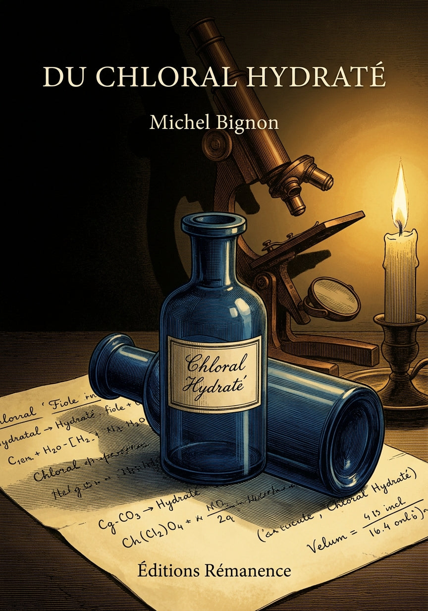 Livre Du chloral hydraté par Michel Bignon - Couverture - Editions Remanence