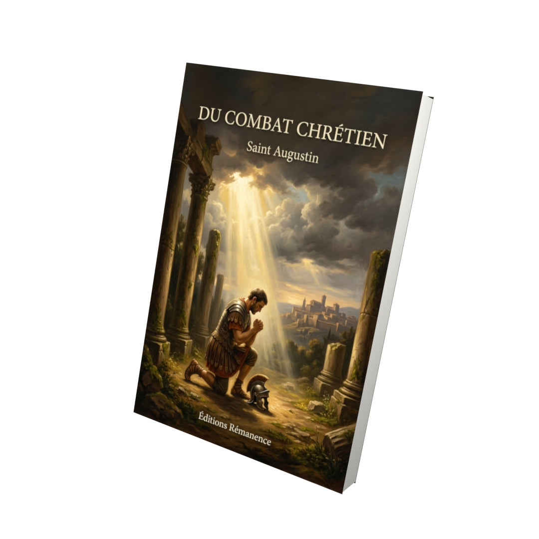 Livre Du combat chrétien - Saint Augustin - Vue 3D - Editions Remanence