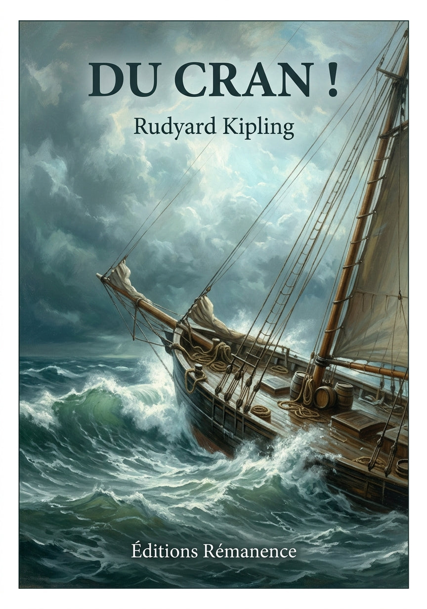 Livre Du Cran ! par Rudyard Kipling - Couverture - Editions Remanence