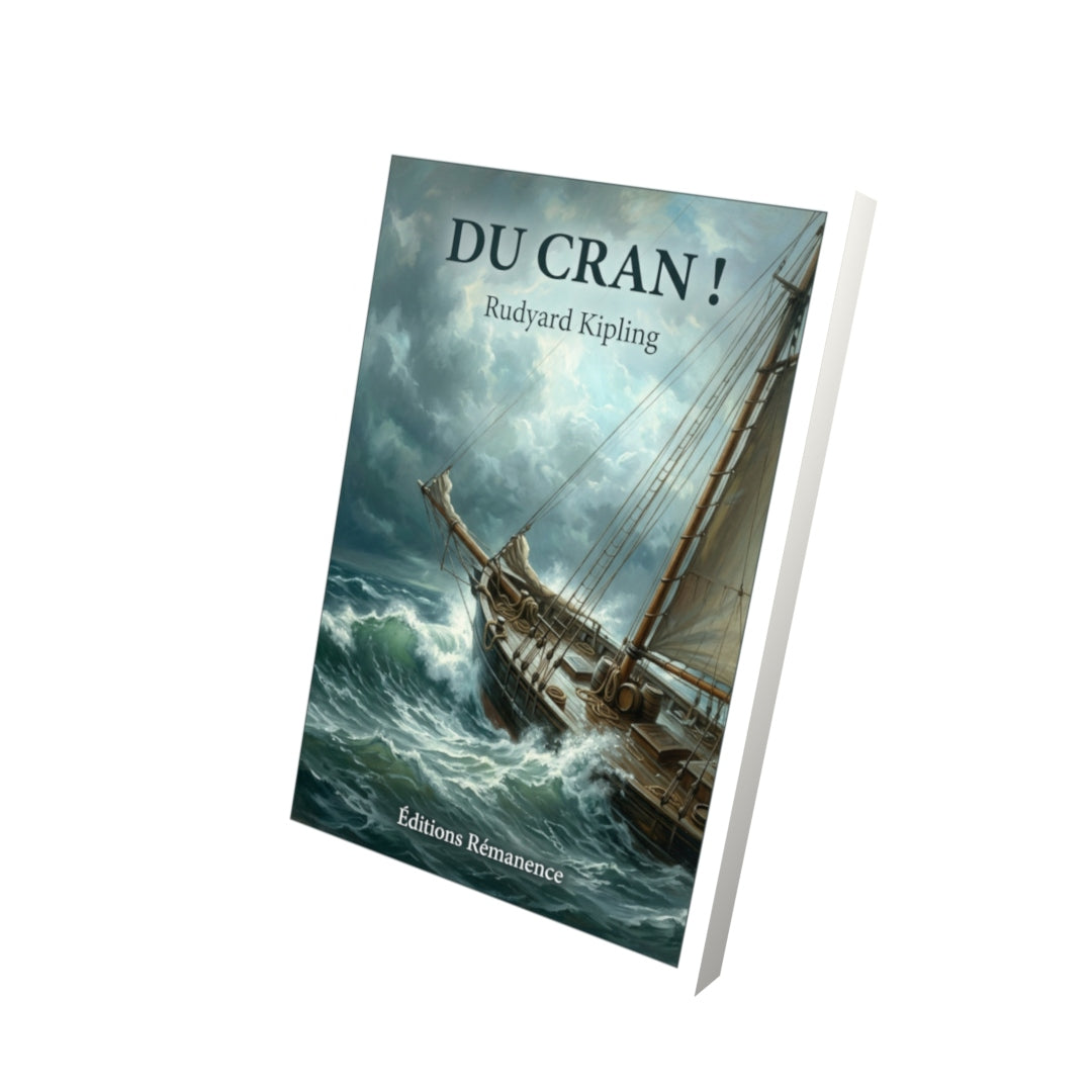 Livre Du Cran ! par Rudyard Kipling - Vue 3D - Editions Remanence