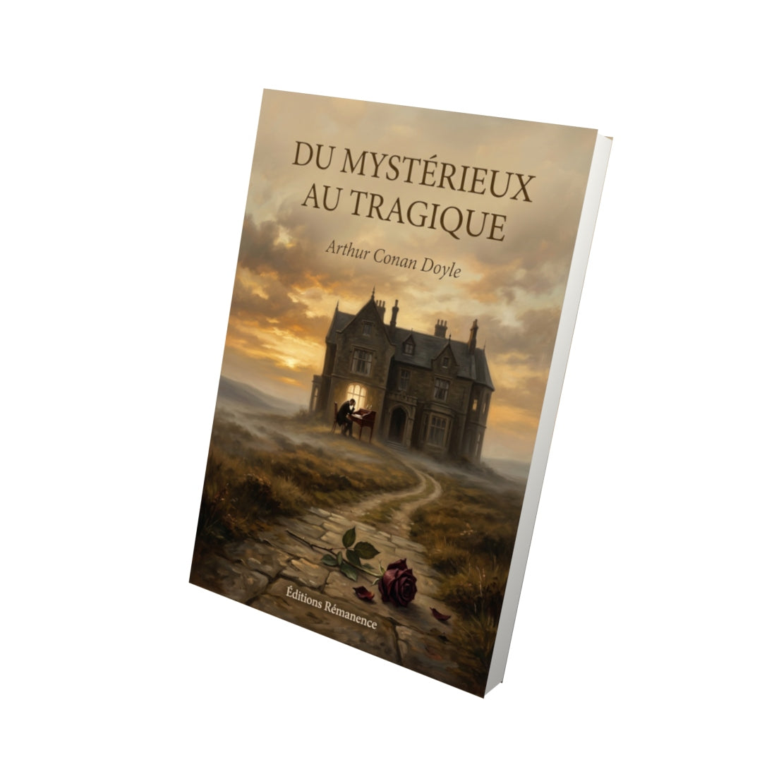 Livre Du mystérieux au tragique par Arthur Conan Doyle - Vue 3D - Editions Remanence