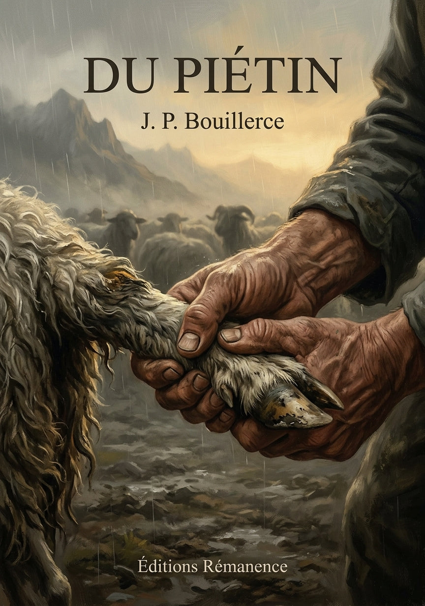 Livre Du piétin par J. P. Bouillerce - Couverture - Editions Remanence