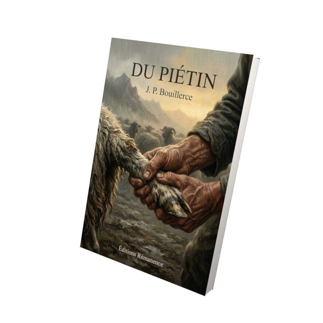 Livre Du piétin par J. P. Bouillerce - Vue 3D - Editions Remanence