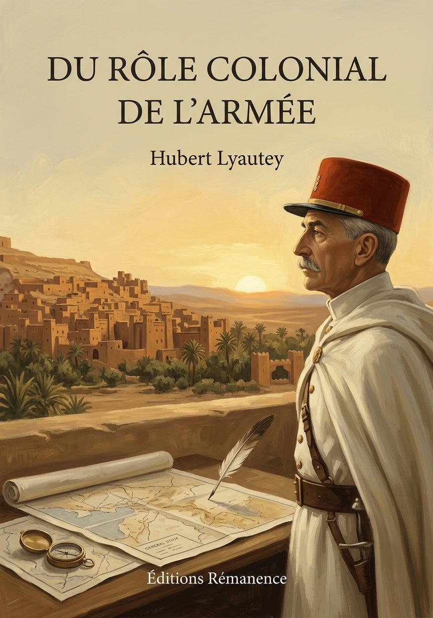 Livre Du rôle colonial de l’armée par Hubert Lyautey - Couverture - Editions Remanence