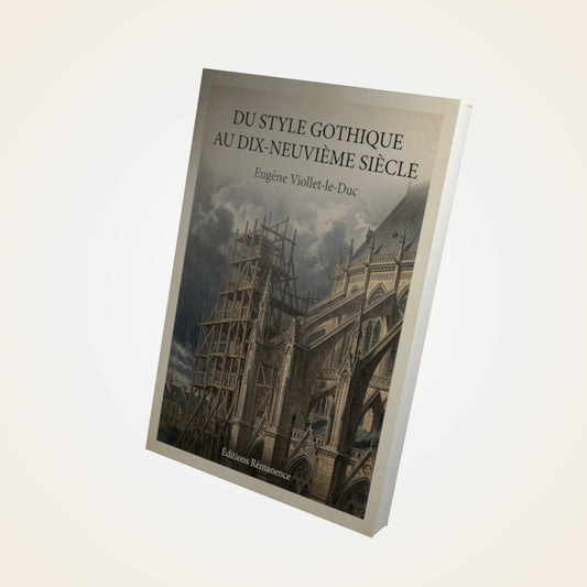 Livre Du style gothique au dix-neuvième siècle - Eugène Viollet-le-Duc - Couverture 3D