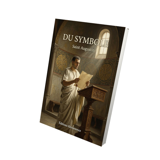 Livre Du symbole - Saint Augustin - Vue 3D - Editions Remanence