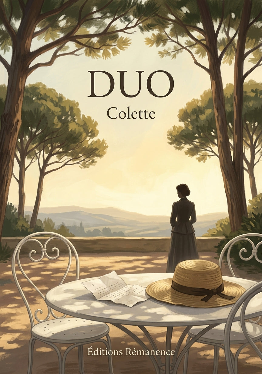 Livre Duo par Colette - Couverture - Editions Remanence