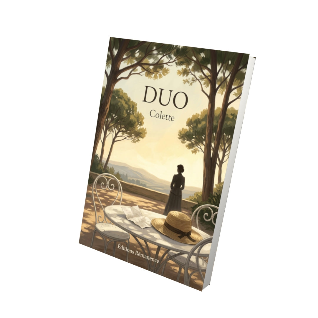 Livre Duo par Colette - Vue 3D - Editions Remanence