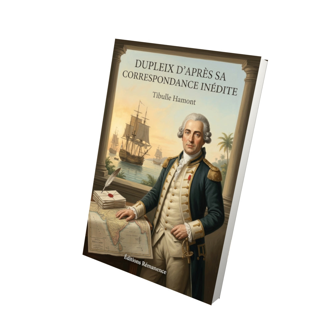 Livre Dupleix d’après sa correspondance inédite par Tibulle Hamont - Vue 3D - Editions Remanence