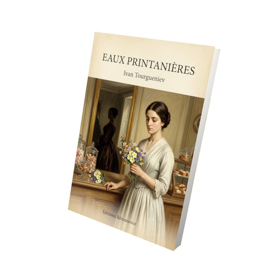 Livre Eaux printanières - Ivan Tourgueniev - Vue 3D - Editions Remanence