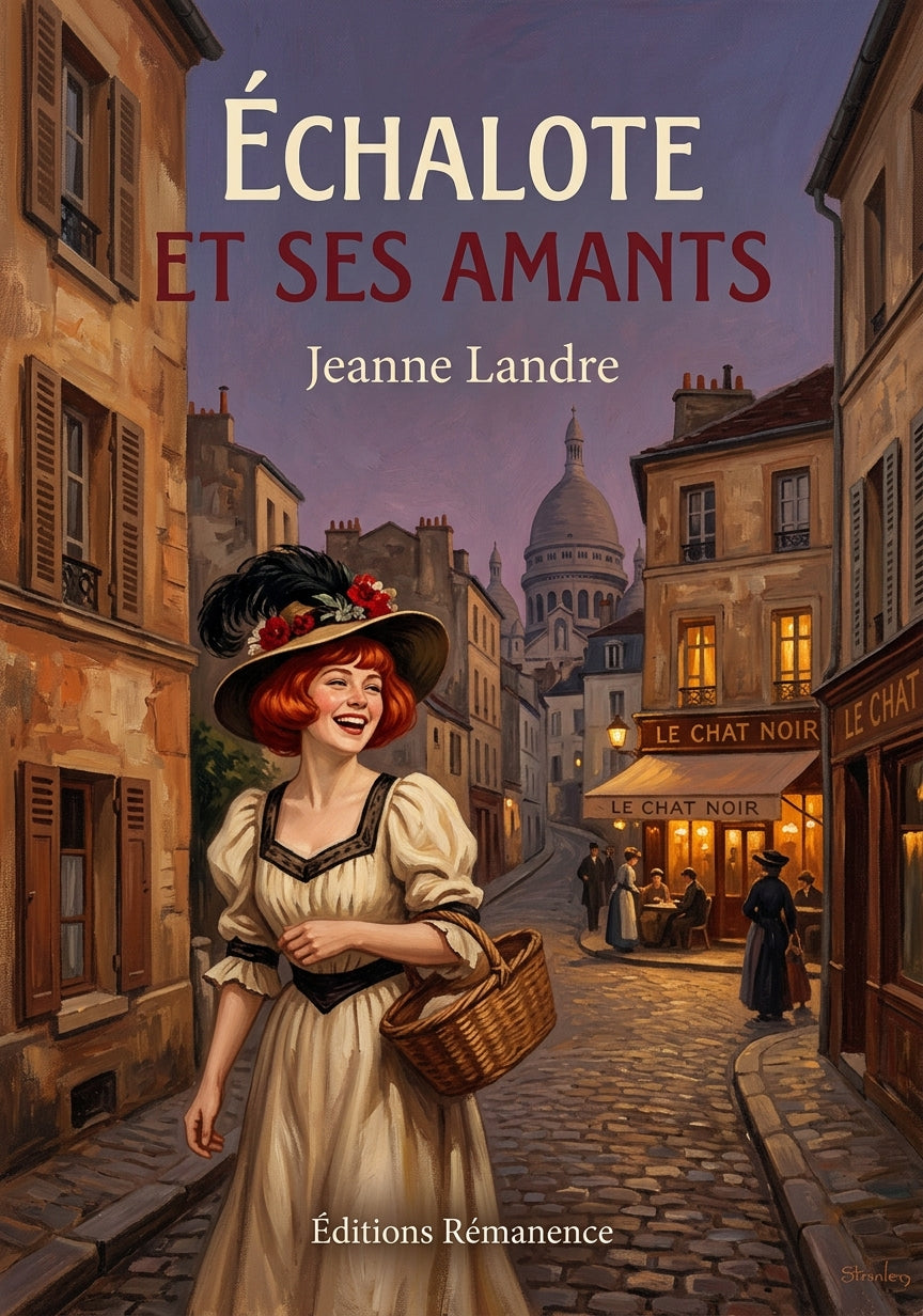 Livre Échalote et ses amants par Jeanne Landre - Couverture - Editions Remanence