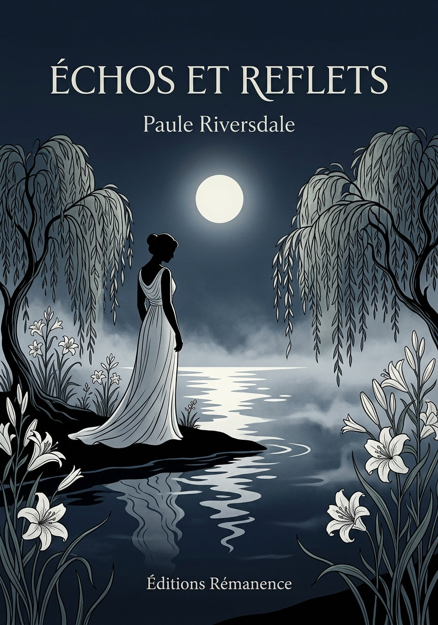 Livre Échos et reflets par Paule Riversdale - Couverture - Editions Remanence