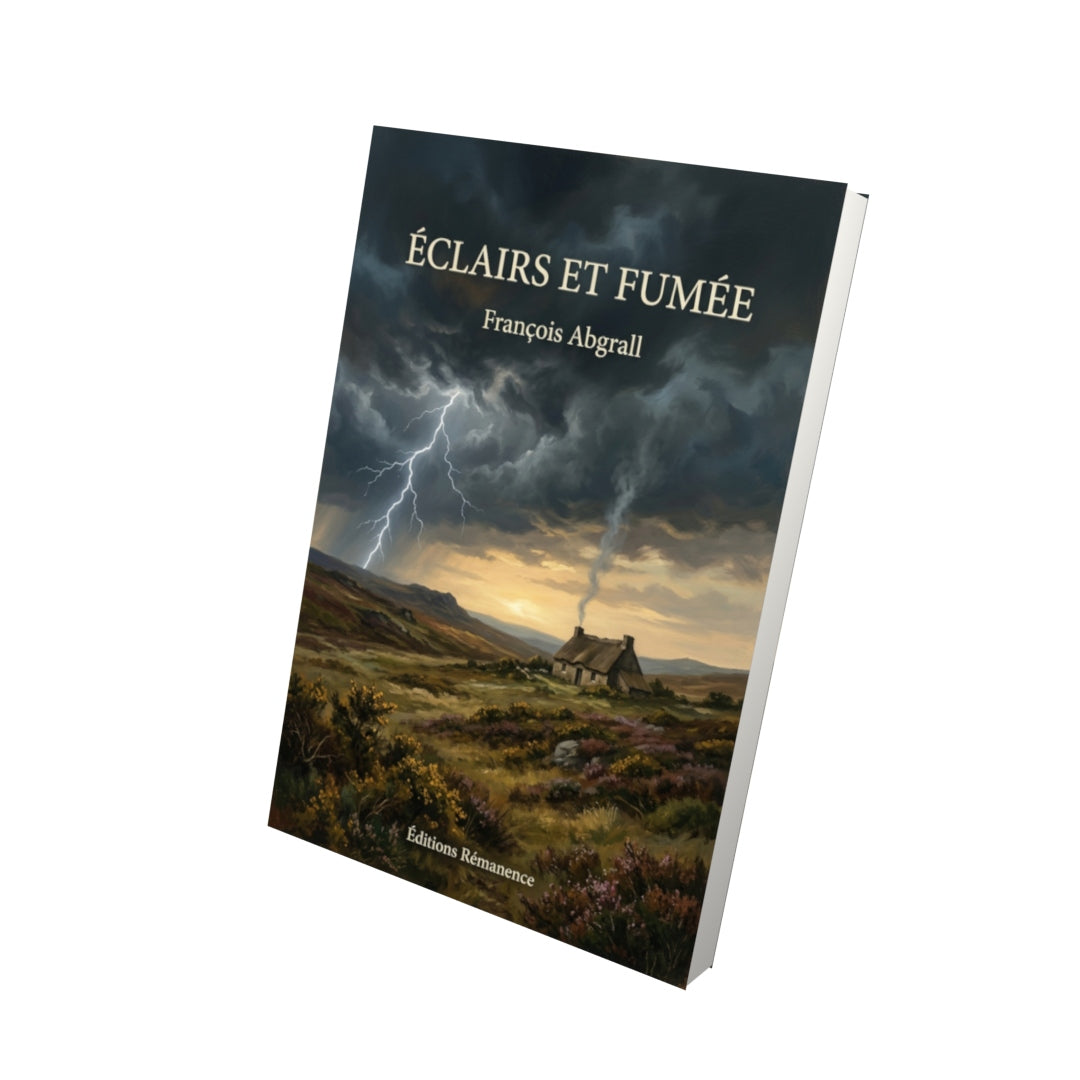 Livre Éclairs et Fumée par François Abgrall - Vue 3D - Editions Remanence