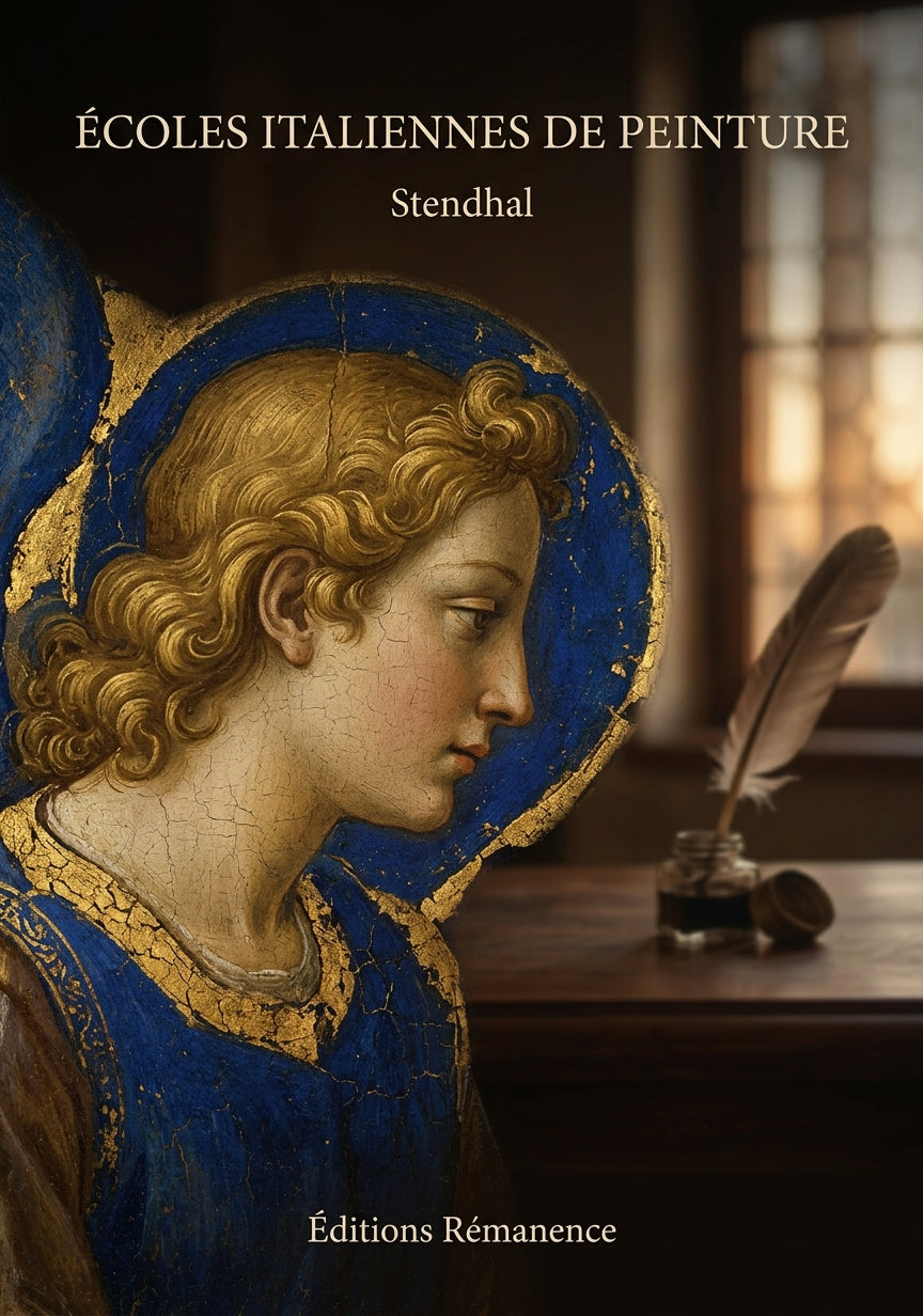 Livre Écoles italiennes de peinture par Stendhal - Couverture - Editions Remanence