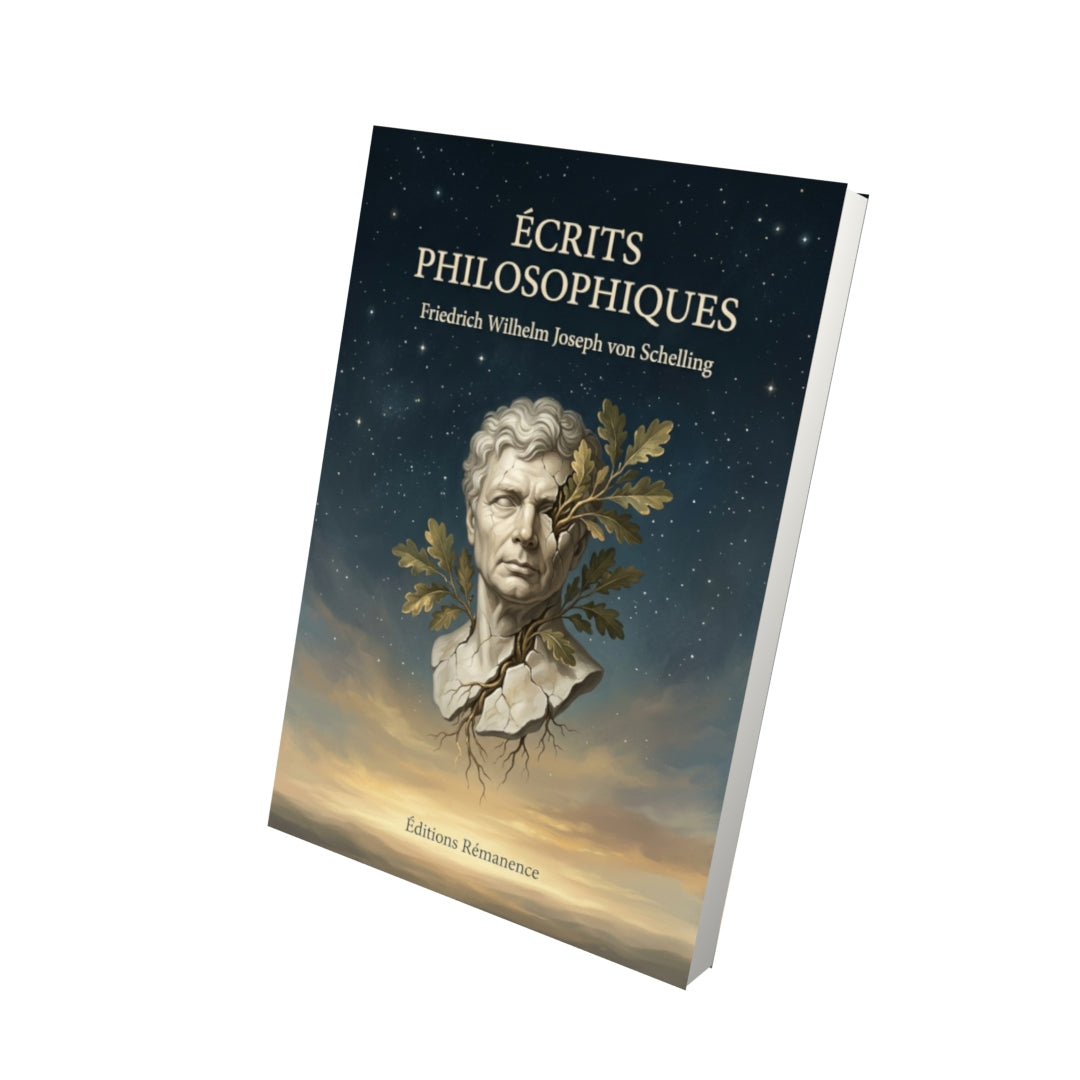 Livre Écrits philosophiques par Friedrich Wilhelm Joseph von Schelling - Vue 3D - Editions Remanence