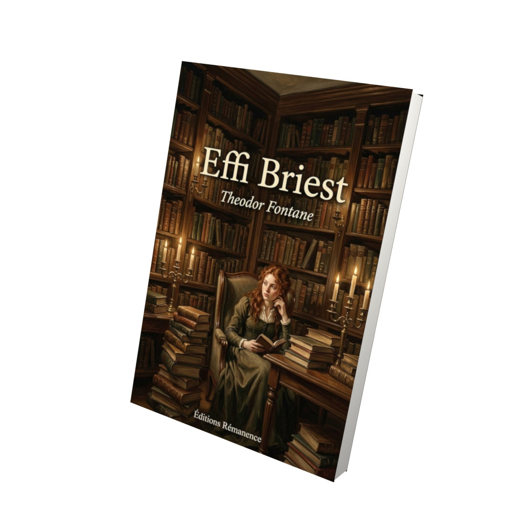 Livre Effi Briest – Theodor Fontane - Vue 3D - Editions Remanence