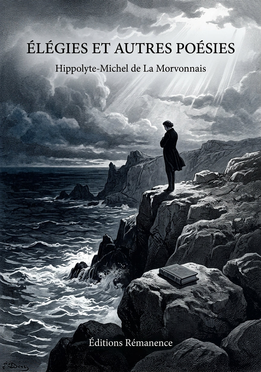 Livre Élégies et autres poésies par Hippolyte-Michel de La Morvonnais - Couverture - Editions Remanence