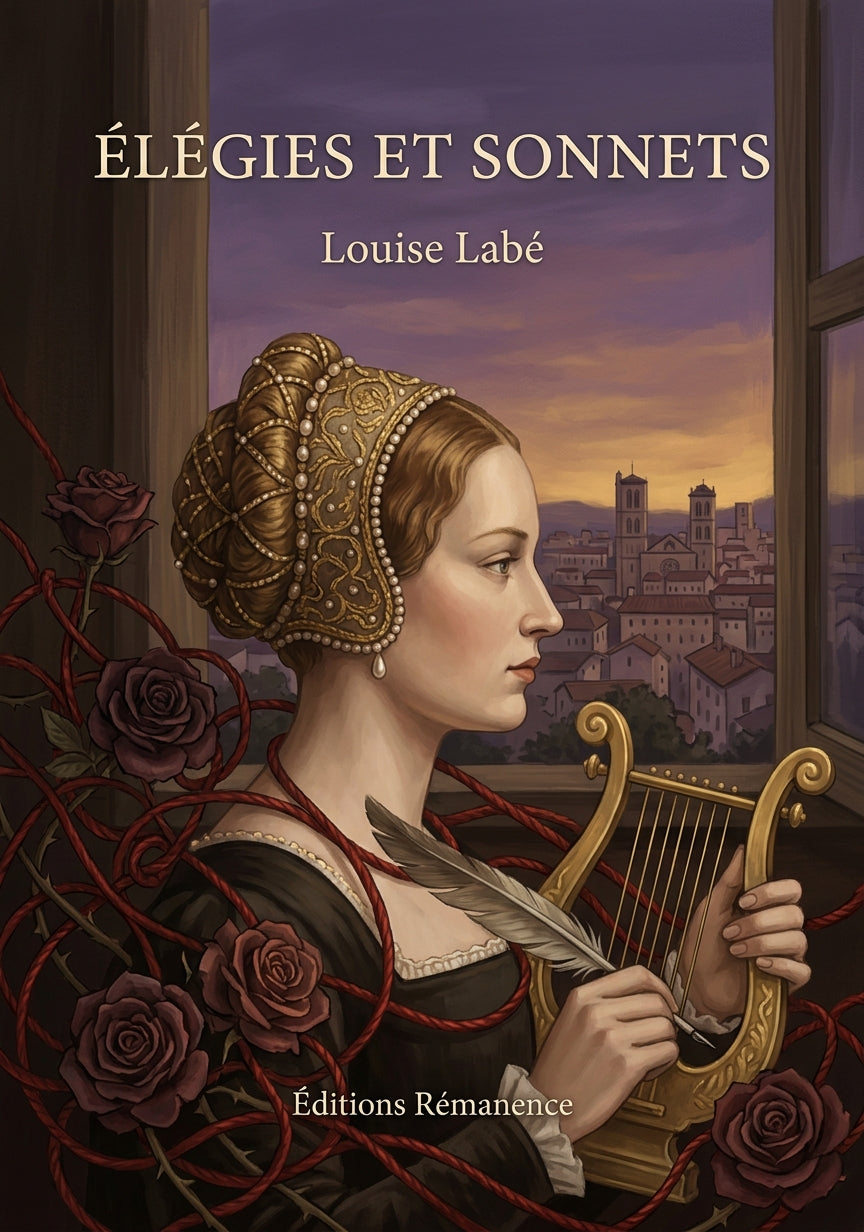Livre Élégies et Sonnets par Louise Labé - Couverture - Editions Remanence