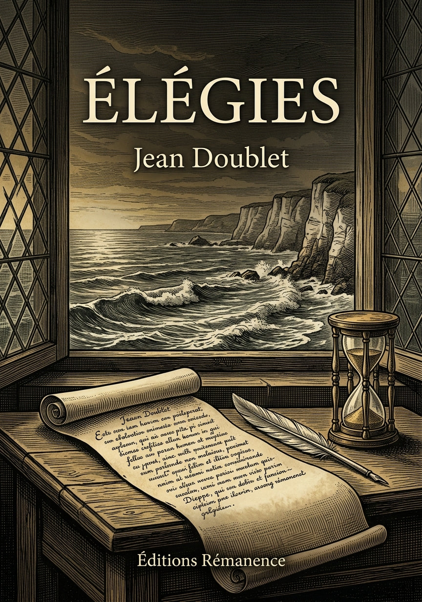 Livre Élégies par Jean Doublet - Couverture - Editions Remanence