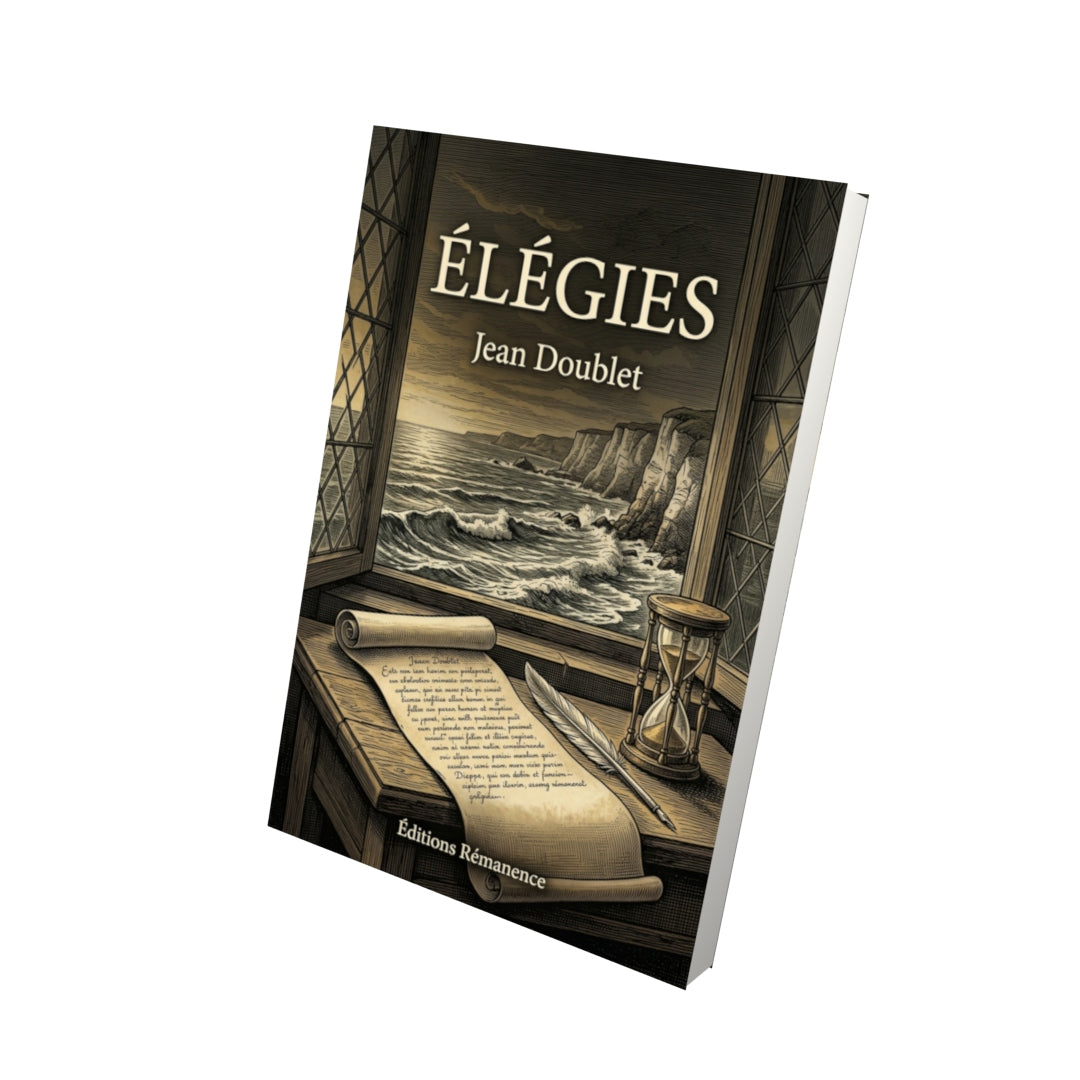 Livre Élégies par Jean Doublet - Vue 3D - Editions Remanence