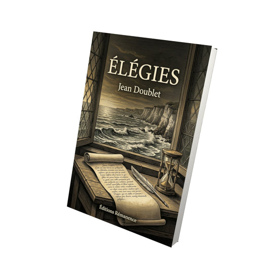Livre Élégies par Jean Doublet - Vue 3D - Editions Remanence